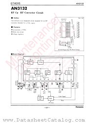 AN3132 datasheet pdf Panasonic