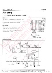 AN3793 datasheet pdf Panasonic