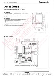 AN3890FBS datasheet pdf Panasonic