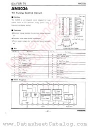 AN5036 datasheet pdf Panasonic