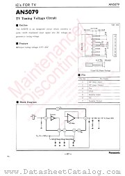 AN5079 datasheet pdf Panasonic