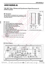 AN5160NK-N datasheet pdf Panasonic