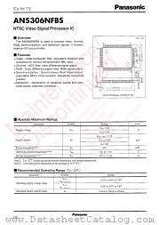 AN5306NFBS datasheet pdf Panasonic