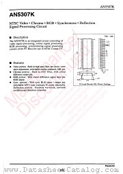 AN5307K datasheet pdf Panasonic