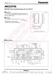 AN5374S datasheet pdf Panasonic