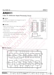 AN5411 datasheet pdf Panasonic
