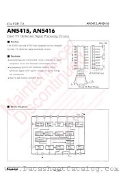 AN5415 datasheet pdf Panasonic