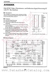 AN5606K datasheet pdf Panasonic