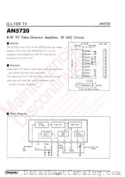 AN5720 datasheet pdf Panasonic