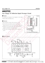 AN5755 datasheet pdf Panasonic