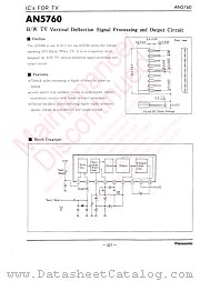 AN5760 datasheet pdf Panasonic