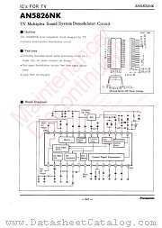 AN5826NK datasheet pdf Panasonic