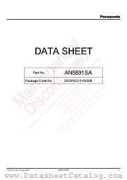 AN5891SA datasheet pdf Panasonic