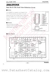 AN6295NK datasheet pdf Panasonic