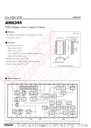 AN6344 datasheet pdf Panasonic