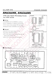AN6366NK datasheet pdf Panasonic