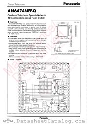 AN6474NFBQ datasheet pdf Panasonic