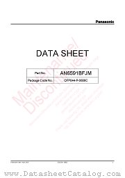 AN6591BFJM datasheet pdf Panasonic