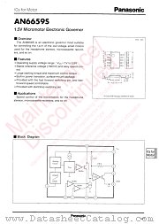 AN6659S datasheet pdf Panasonic