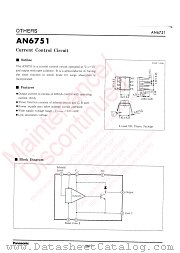 AN6751 datasheet pdf Panasonic