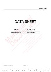 AN6784 datasheet pdf Panasonic
