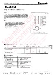 AN6855T datasheet pdf Panasonic