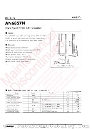 AN6857N datasheet pdf Panasonic