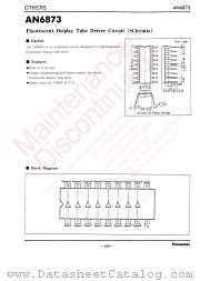 AN6873 datasheet pdf Panasonic