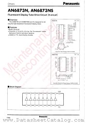 AN6873N datasheet pdf Panasonic