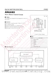 AN6880 datasheet pdf Panasonic
