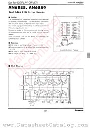 AN6889 datasheet pdf Panasonic