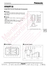 AN6918 datasheet pdf Panasonic