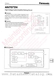 AN7072N datasheet pdf Panasonic