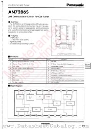AN7286S datasheet pdf Panasonic