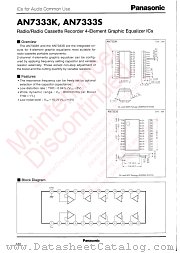 AN7333K datasheet pdf Panasonic