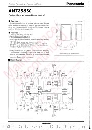 AN7355SC datasheet pdf Panasonic