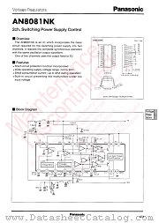 AN8081NK datasheet pdf Panasonic