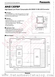 AN8130FBP datasheet pdf Panasonic