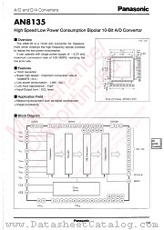 AN8135 datasheet pdf Panasonic