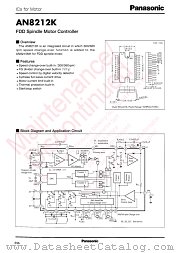 AN8212K datasheet pdf Panasonic