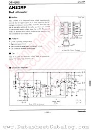 AN829P datasheet pdf Panasonic