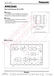 AN8356S datasheet pdf Panasonic
