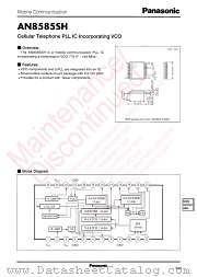 AN8585SH datasheet pdf Panasonic