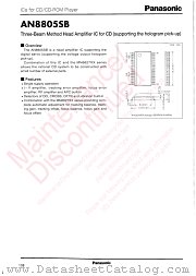 AN8805SB datasheet pdf Panasonic