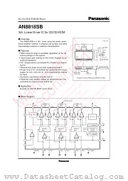 AN8818SB datasheet pdf Panasonic
