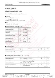 CND0204A datasheet pdf Panasonic