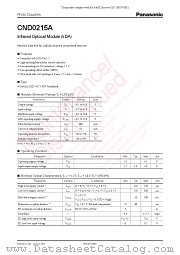 CND0215A datasheet pdf Panasonic