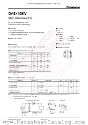 DA6X109W datasheet pdf Panasonic