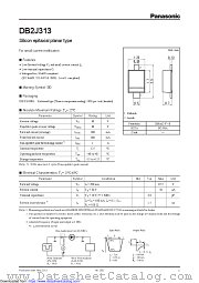 DB2J313 datasheet pdf Panasonic