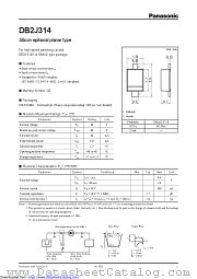 DB2J314 datasheet pdf Panasonic